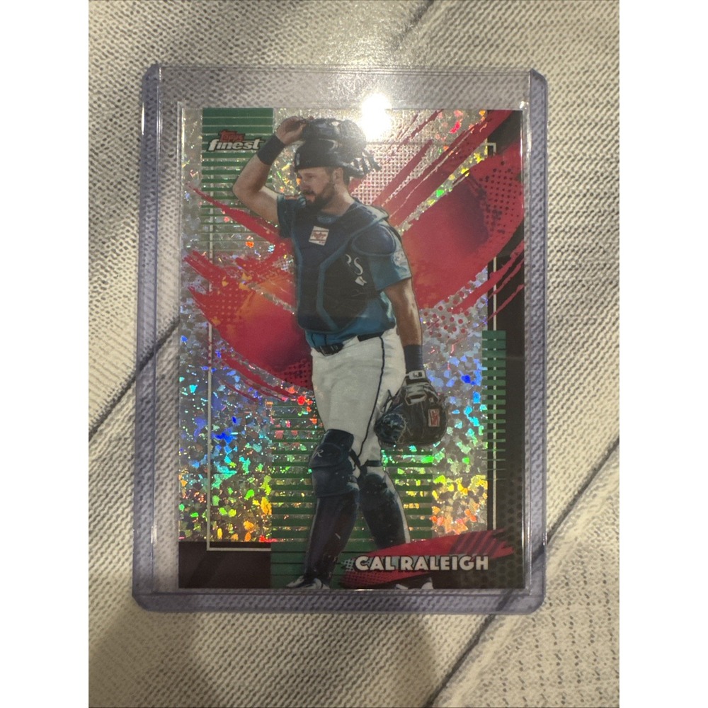 2026 Topps Finest Cal Raleigh X-Fractor Rare Seattle Mariners Baseball Card